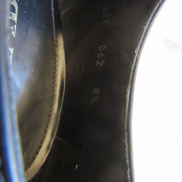 Prada Spazzolato Cap Toe Derby (M Black) Size 9.5 - Picture 10 of 12
